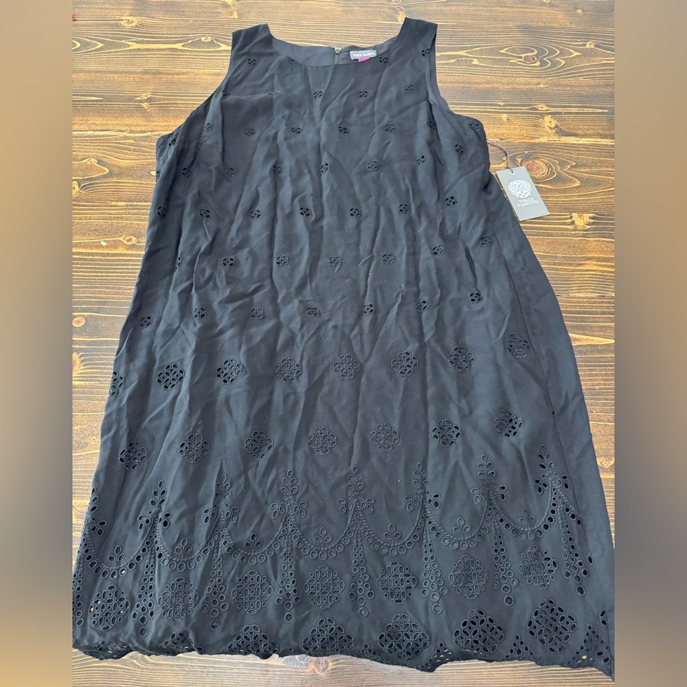 Black Eyelet Dress